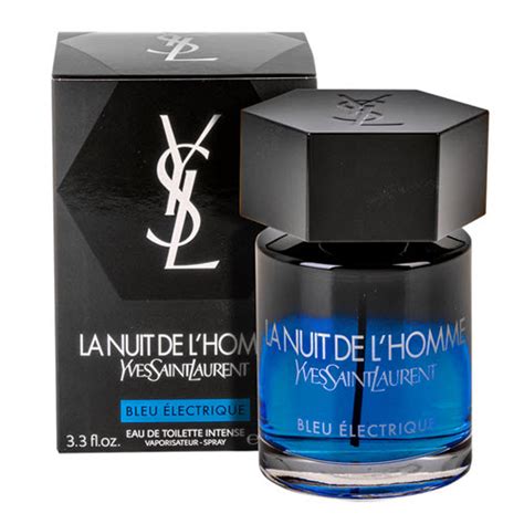 ysl la nuit de l'homme bleu electrique discontinued|ysl la nuit bleu electrique.